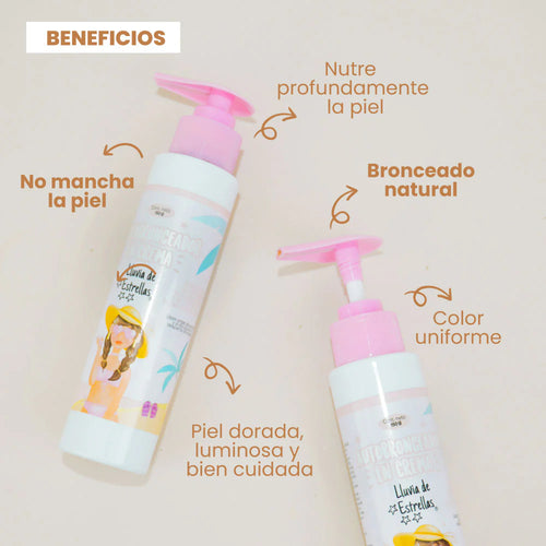 AUTOBRONCEADOR EN CREMA LLUVIA DE ESTRELLAS