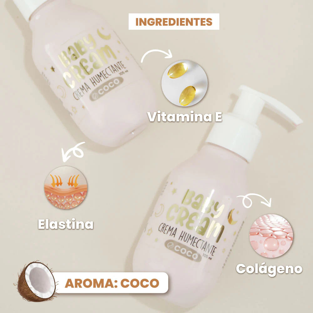 CREMA HUMECTANTE BABY CREAM COCO LLUVIA DE ESTRELLAS