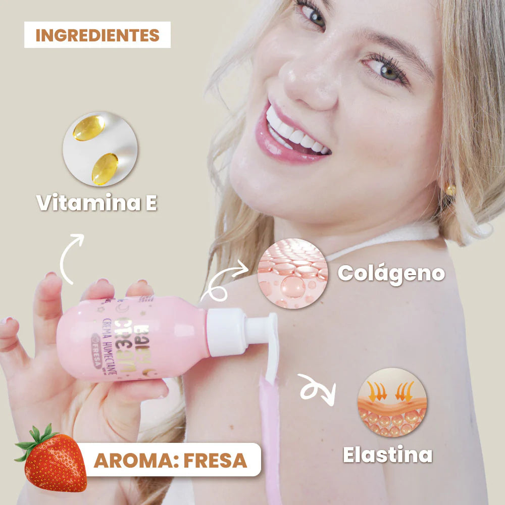 CREMA HUMECTANTE BABY CREAM FRESA LLUVIA DE ESTRELLAS