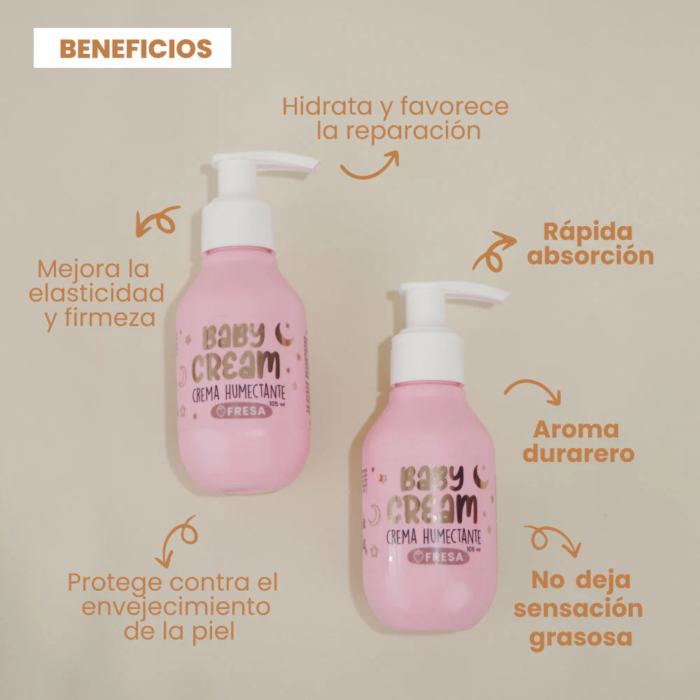 CREMA HUMECTANTE BABY CREAM FRESA LLUVIA DE ESTRELLAS