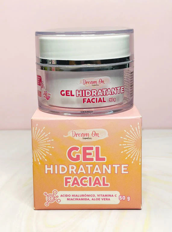 GEL HIDRATANTE FACIAL VITAMINA C Y NIACINAMIDA  50 GR DREAM ON COSMETICS