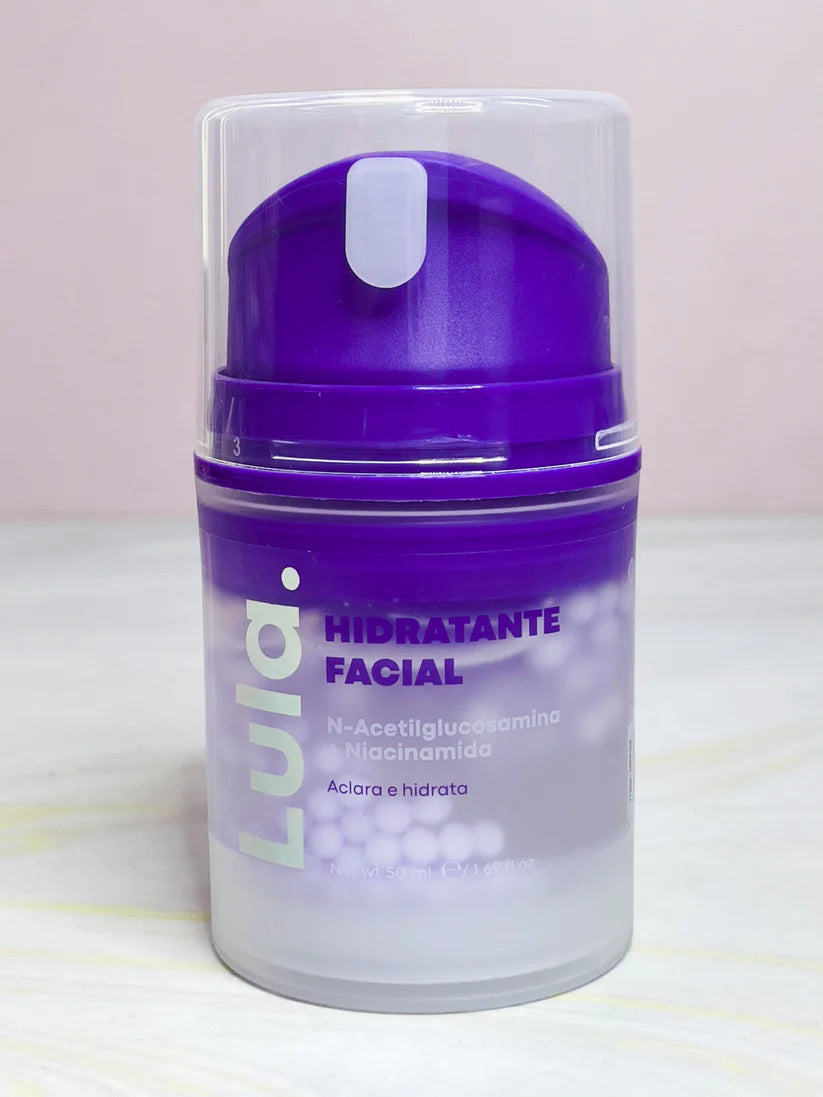 HIDRATANTE FACIAL CON PERLAS PURPURA LULA