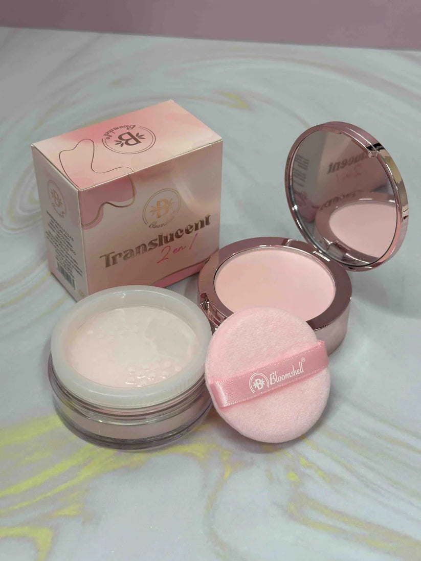 POLVO SUELTO TRANSLUCENT 2 EN 1 GRANDE BLOOMSHELL