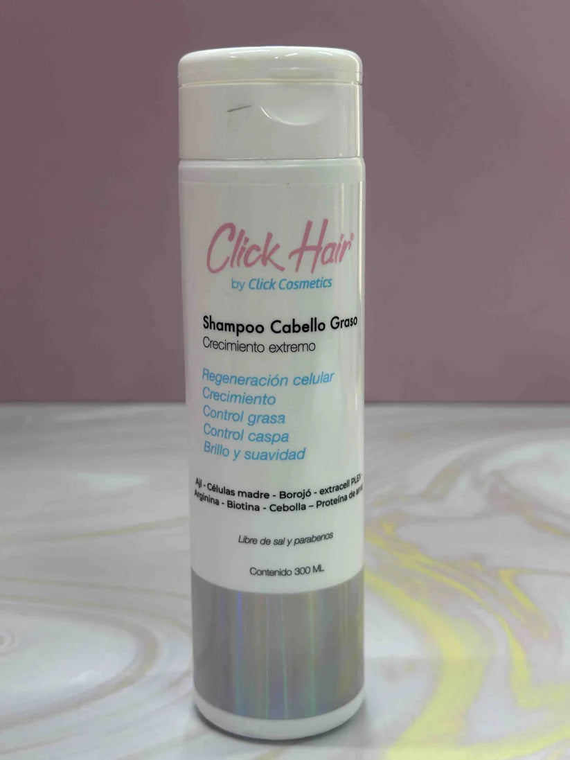 SHAMPOO PARA CABELLO GRASO  CLICK HAIR