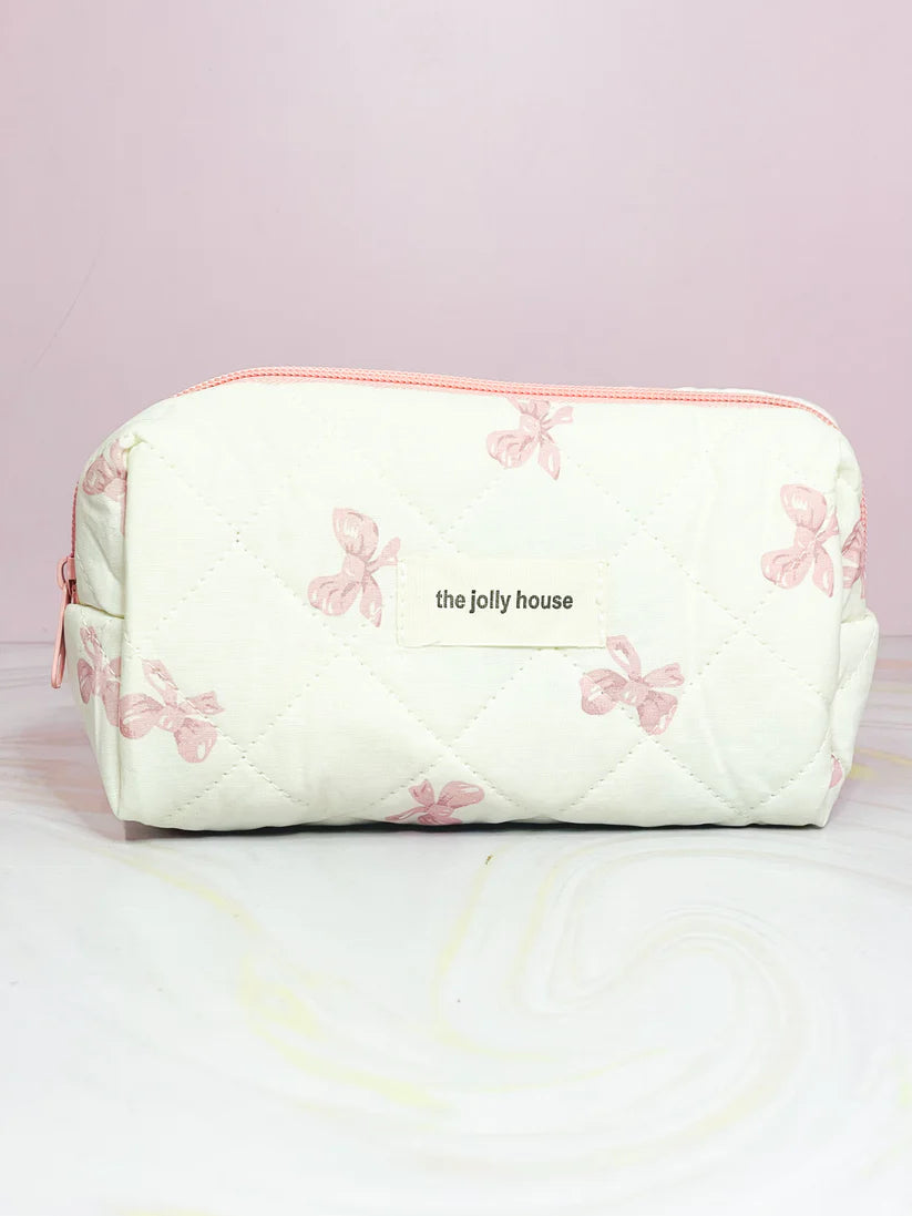 KIT DE COSMETIQUERAS DE MOÑITO X3 THE JOLLY HOUSE