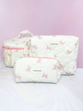KIT DE COSMETIQUERAS DE MOÑITO X3 THE JOLLY HOUSE