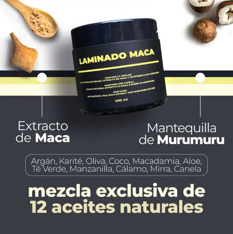 MASCARILLA CAPILAR MACA LZ