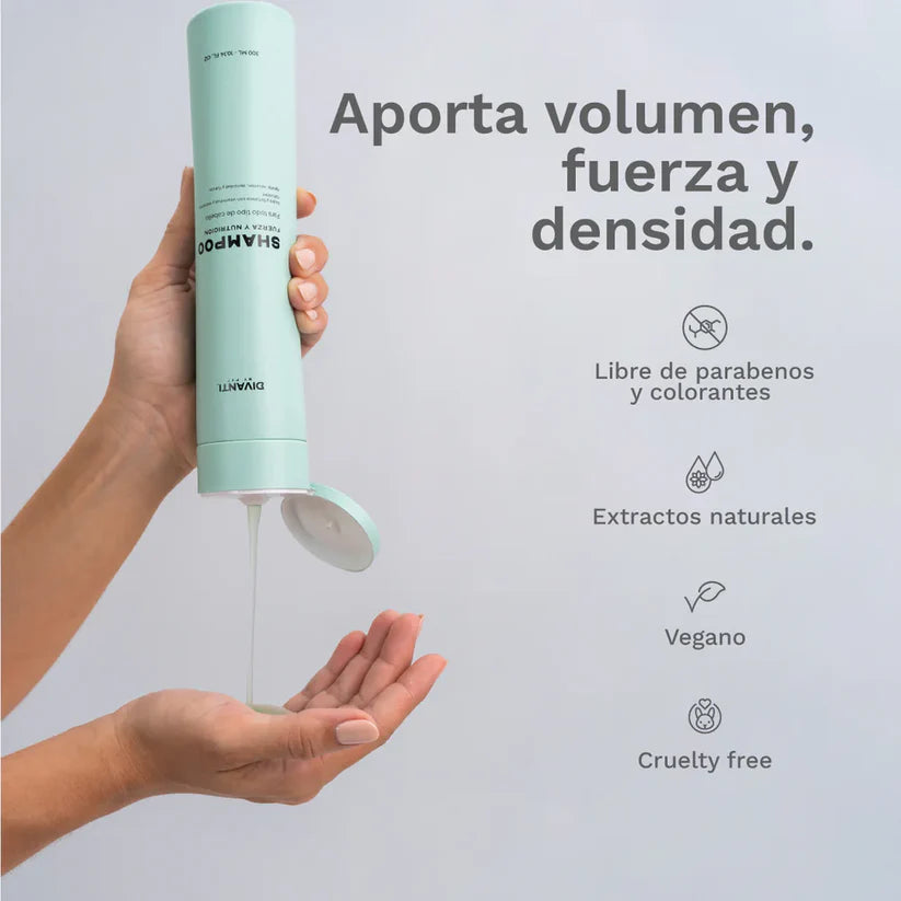 SHAMPOO FUERZA Y NUTRICIÓN PYT
