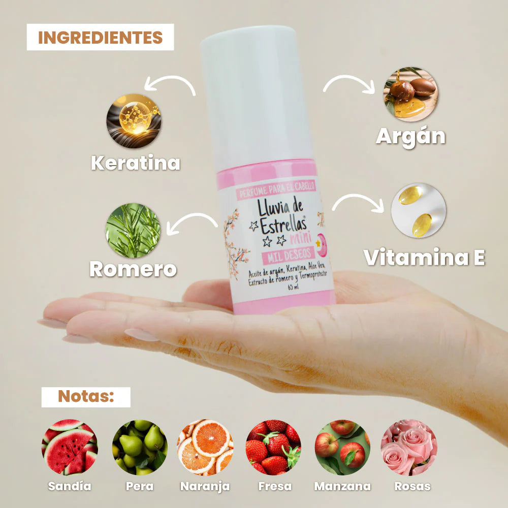 PERFUME MINI MIL DESEOS LLUVIA DE ESTRELLAS