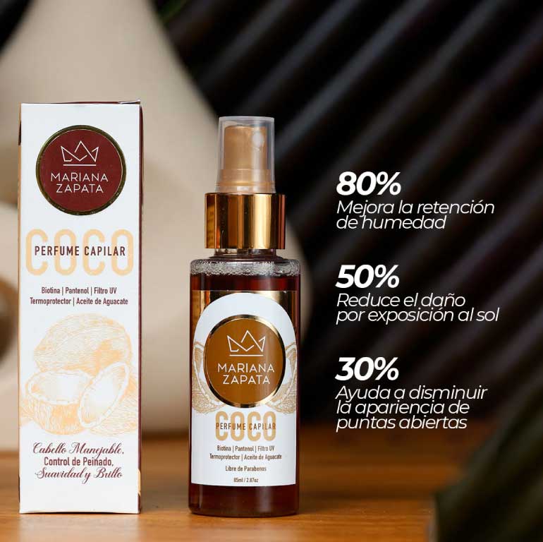 PERFUME CAPILAR (SANDÍA, COCO, CANDY) MARIANA ZAPATA