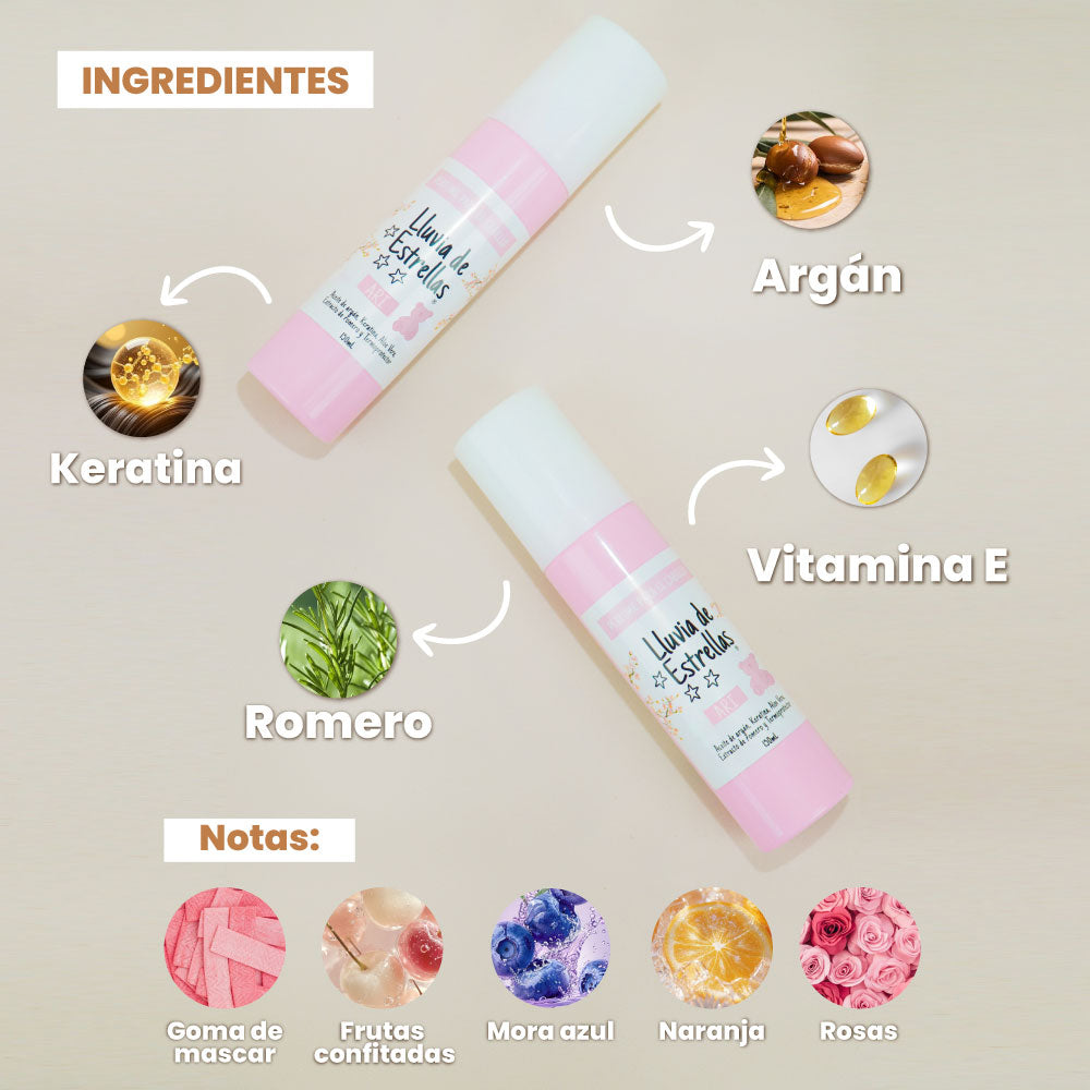 PERFUME PARA EL CABELLO ARI LLUVIA DE ESTRELLAS