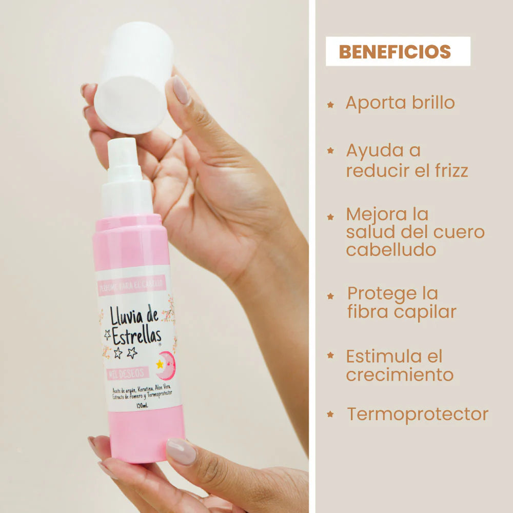 PERFUME PARA EL CABELLO MIL DESEOS LLUVIA DE ESTRELLAS
