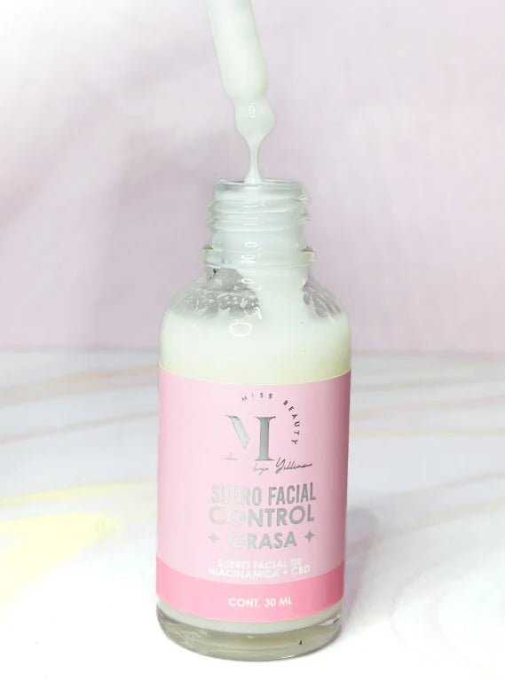 SUERO CONTROL GRASA CON NIACINAMIDA Y CBD MISS BEAUTY