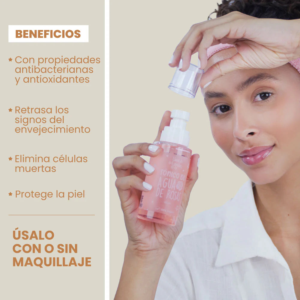TÓNICO DE AGUA DE ROSAS LLUVIA DE ESTRELLAS