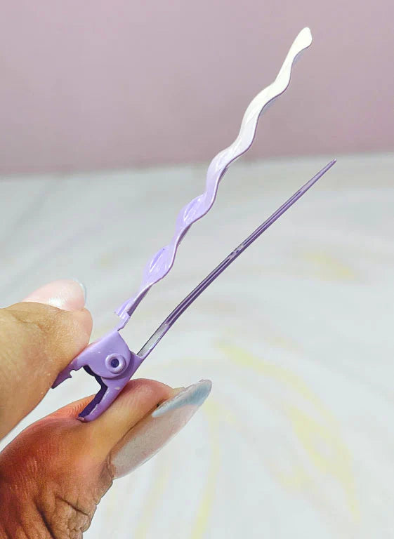 TRIO DE PINZAS PARA EL CABELLO  COLOR PASTEL