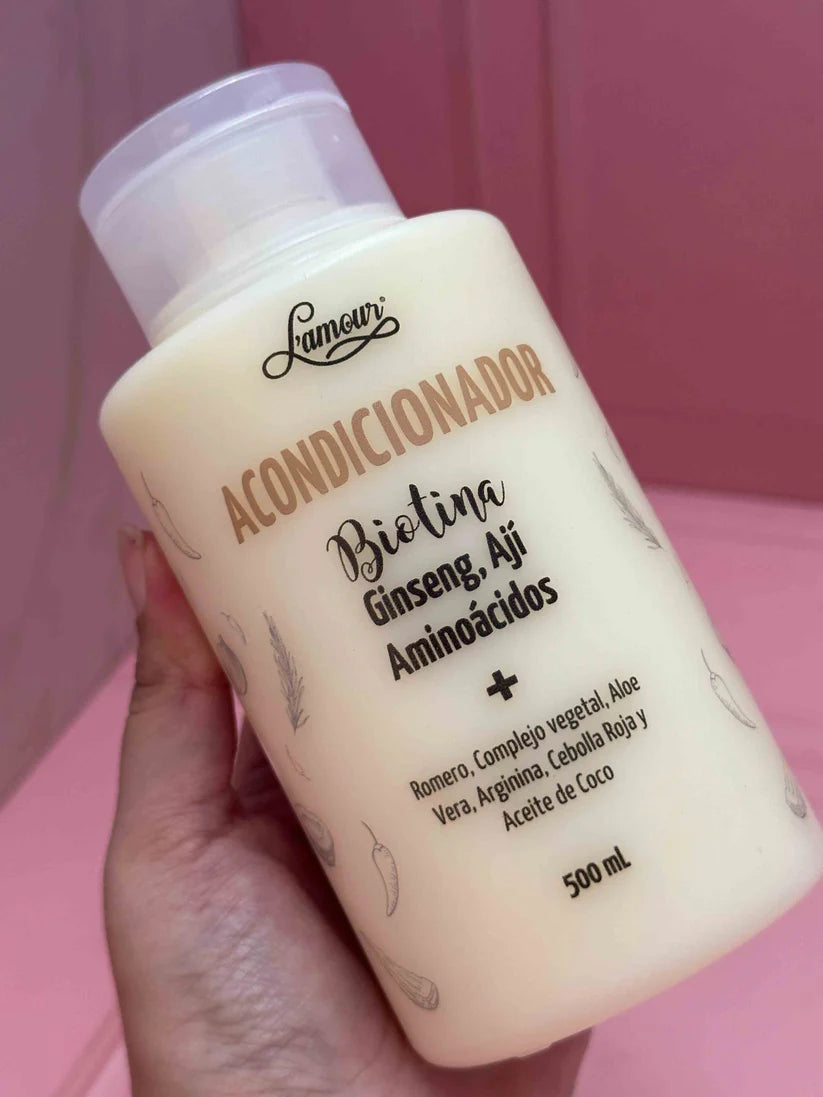 ACONDICIONADOR BIOTINA 500 ML  LAMOUR